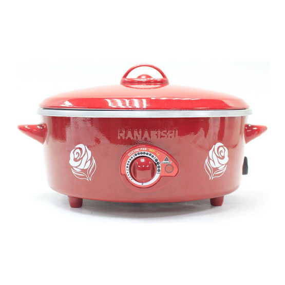 HANABISHI กระทะไฟฟ้า 10 นิ้ว รุ่น HEP-10 สีแดง (คละลาย) HANABISHI กระทะไฟฟ้า 10 นิ้ว รุ่น HEP-10 สีแดง (คละลาย)