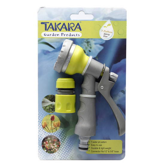TAKARA DGT2006 หัวฉีดน้ำทาการ่าปรับน้ำ 7 รูปแบบ TAKARA DGT2006 หัวฉีดน้ำทาการ่าปรับน้ำ 7 รูปแบบ