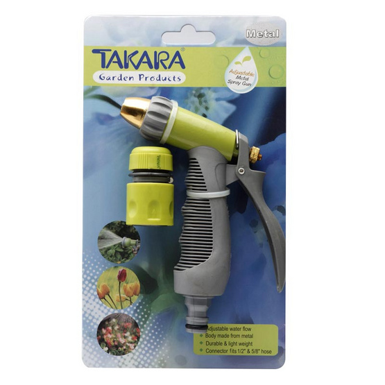 TAKARA DGT2009 ปืนฉีดน้ำทาการ่า(เหล็ก)ปรับรูปแบบน้ำได้ TAKARA DGT2009 ปืนฉีดน้ำทาการ่า(เหล็ก)ปรับรูปแบบน้ำได้