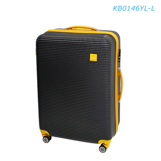 Fantastico กระเป๋าเดินทาง KB0146YL-L 28" พื้นดำขลิบเหลือง Fantastico กระเป๋าเดินทาง KB0146YL-L 28" พื้นดำขลิบเหลือง