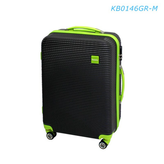 Fantastico กระเป๋าเดินทาง KB0146GR-M 24" พื้นดำขลิบเขียว Fantastico กระเป๋าเดินทาง KB0146GR-M 24" พื้นดำขลิบเขียว