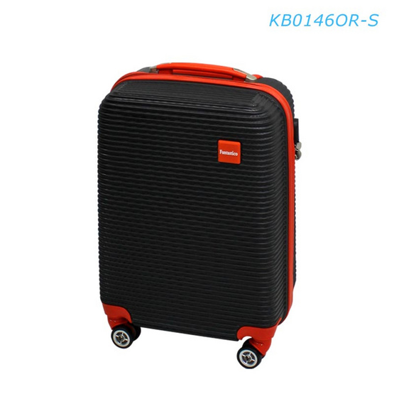Fantastico กระเป๋าเดินทาง KB0146OR-S 20" พื้นดำขลิบส้ม Fantastico กระเป๋าเดินทาง KB0146OR-S 20" พื้นดำขลิบส้ม