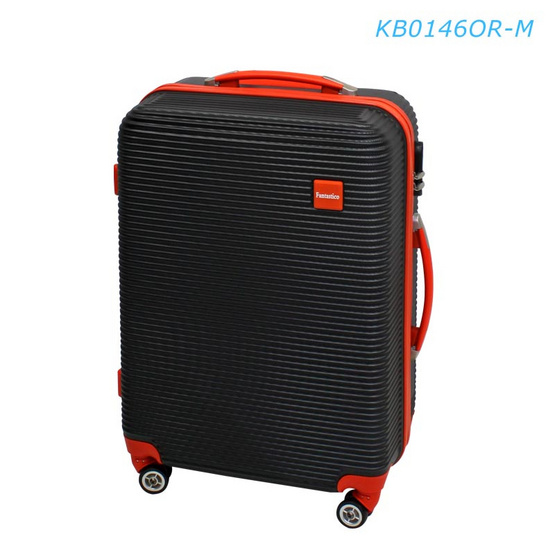 Fantastico กระเป๋าเดินทาง KB0146OR-M 24" พื้นดำขลิบส้ม Fantastico กระเป๋าเดินทาง KB0146OR-M 24" พื้นดำขลิบส้ม