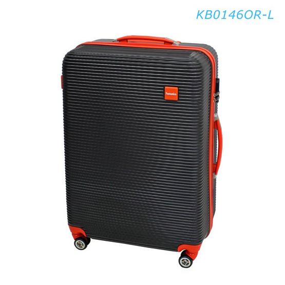 Fantastico กระเป๋าเดินทาง KB0146OR-L 28" พื้นดำขลิบส้ม Fantastico กระเป๋าเดินทาง KB0146OR-L 28" พื้นดำขลิบส้ม