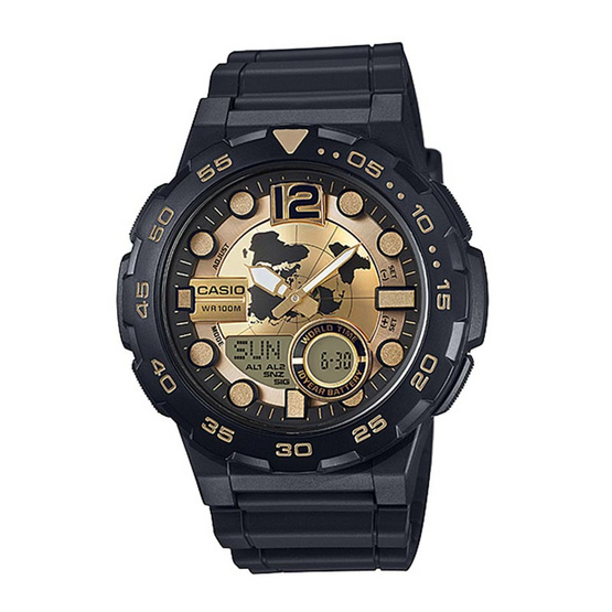 CASIO นาฬิกาข้อมือ รุ่น AEQ-100BW-9AVDF CASIO นาฬิกาข้อมือ รุ่น AEQ-100BW-9AVDF