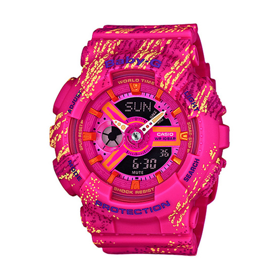 Baby-G นาฬิกาข้อมือ Analog-Digital รุ่น BA-110TX-4ADR Baby-G นาฬิกาข้อมือ Analog-Digital รุ่น BA-110TX-4ADR