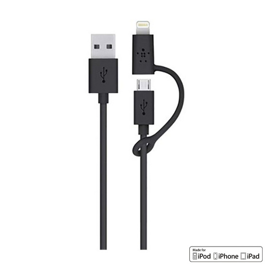 Belkin Micro USB-B to Lightning 0.9 M BLK Belkin Micro USB-B to Lightning 0.9 M BLK