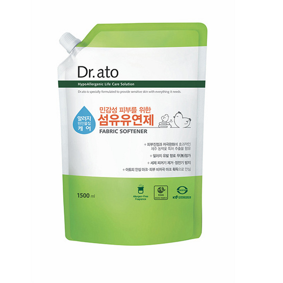 Dr.ato Fabric Softener 1,500 ml. Dr.ato Fabric Softener 1,500 ml.