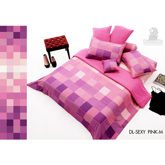 Dunlopillo ผ้าปู Softatex DL-02B -SEXY PINK Dunlopillo ผ้าปู Softatex DL-02B -SEXY PINK