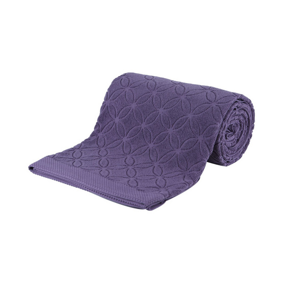 Behome ผ้าห่มขนหนูลาย Floral สีม่วง (Purple Ash) Behome ผ้าห่มขนหนูลาย Floral สีม่วง (Purple Ash)