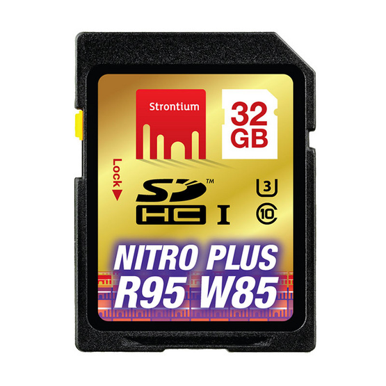 Strontium Nitro Plus USH-1 U3 SD Card Class10 32 GB (R80/W60) Strontium Nitro Plus USH-1 U3 SD Card Class10 32 GB (R80/W60)