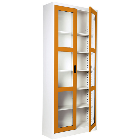 KIOSK-MAX-052 ตู้สูงวางหนังสือ 2 บานเปิดกระจก รุ่น Maxbook KIOSK-MAX-052 ตู้สูงวางหนังสือ 2 บานเปิดกระจก รุ่น Maxbook