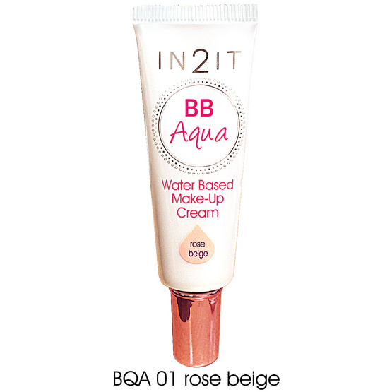 IN2IT BB Aqua Make-Up Cream 20ml. #BQA01 Rose beige IN2IT BB Aqua Make-Up Cream 20ml. #BQA01 Rose beige