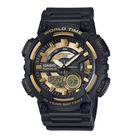 CASIO นาฬิกาข้อมือ 10Year Battery รุ่น AEQ-110BW-9AVDF CASIO นาฬิกาข้อมือ 10Year Battery รุ่น AEQ-110BW-9AVDF