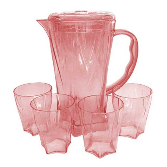 RRS ชุดเหยือกน้ำ + แก้ว 4 ใบ 2000 ml. RRS ชุดเหยือกน้ำ + แก้ว 4 ใบ 2000 ml.