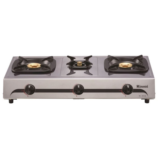 Rinnai เตากล่อง 3 หัวเตา รุ่น RI-513E สีเงิน Rinnai เตากล่อง 3 หัวเตา รุ่น RI-513E สีเงิน