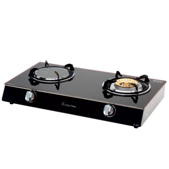 Lucky Flame เตากล่องคู่สแตนเลส รุ่น AG-2102S Lucky Flame เตากล่องคู่สแตนเลส รุ่น AG-2102S