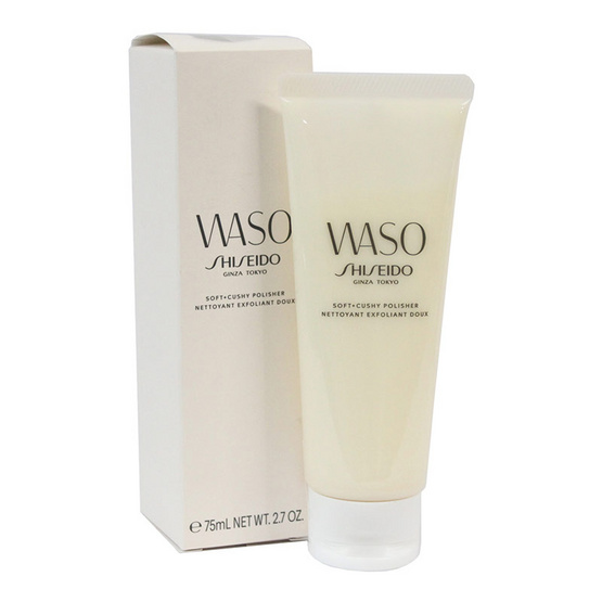 Shiseido Waso Soft+Cushy Polisher 75 ml. Shiseido Waso Soft+Cushy Polisher 75 ml.