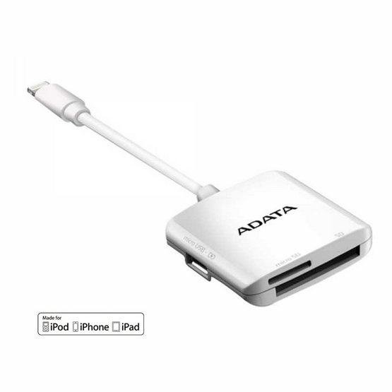 ADATA Lightning Card Reader Plus AI910 (White) ADATA Lightning Card Reader Plus AI910 (White)