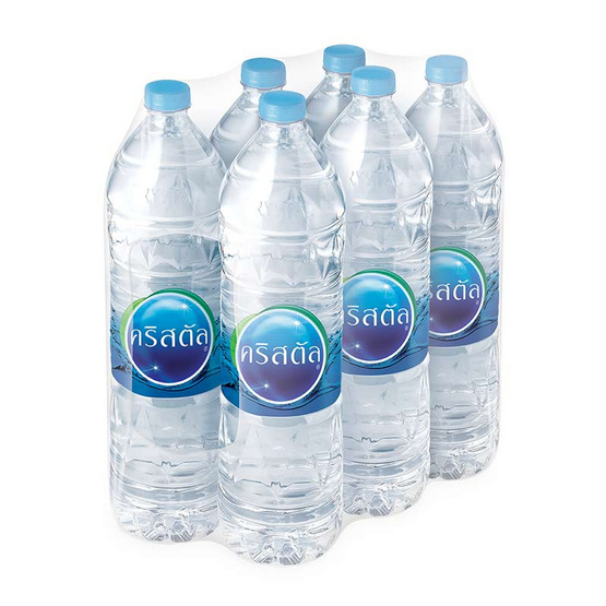 น้ำดื่มคริสตัล 1500 มล. (แพ็ก 6 ขวด) น้ำดื่มคริสตัล 1500 มล. (แพ็ก 6 ขวด)