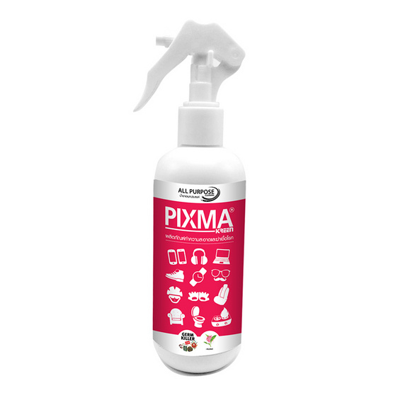 Pixma Kreen 250 ml ผลิตภัณฑ์น้ำยาทำความสะอาดและฆ่าเชื้อโรค Pixma Kreen 250 ml ผลิตภัณฑ์น้ำยาทำความสะอาดและฆ่าเชื้อโรค