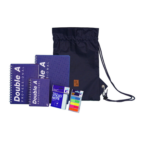 Double A ชุดกิ๊ฟเซตกระเป๋ากันน้ำ Blue Sling Double A ชุดกิ๊ฟเซตกระเป๋ากันน้ำ Blue Sling