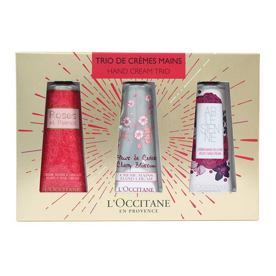 L'Occitane Holiday Pink Hand Cream Trio Set L'Occitane Holiday Pink Hand Cream Trio Set