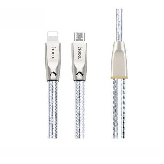 Hoco สายชาร์จ 2 หัว Aplple Micro U9 Hoco สายชาร์จ 2 หัว Aplple Micro U9