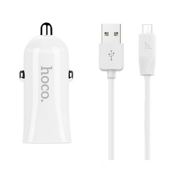 Hoco หัวชาร์จในรถพร้อมสาย Micro Z12 Hoco หัวชาร์จในรถพร้อมสาย Micro Z12