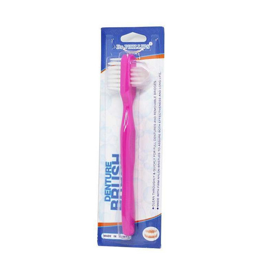 Dr.Phillips แปรงสีฟันสำหรับล้างฟันปลอม Dr.Phillips แปรงสีฟันสำหรับล้างฟันปลอม