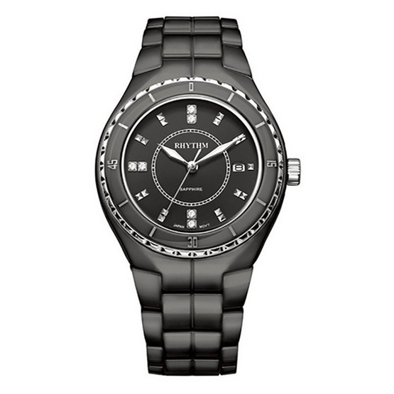 Rhythm นาฬิกาข้อมือ Ceramic รุ่น C1107C03 Rhythm นาฬิกาข้อมือ Ceramic รุ่น C1107C03