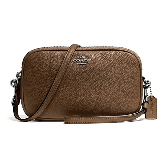 COACH กระเป๋า 65547 CROSSBODY CLUTCH IN POLISHED PEBBLE LEATHER COACH กระเป๋า 65547 CROSSBODY CLUTCH IN POLISHED PEBBLE LEATHER