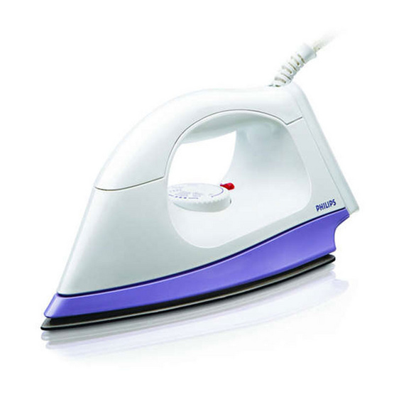 Philips LightCare เตารีดแห้ง รุ่น HI108/01 คละสี Philips LightCare เตารีดแห้ง รุ่น HI108/01 คละสี