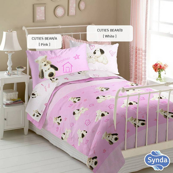 Synda ผ้าปูรัดมุม 3 ชิ้น 5 ฟุต CUTIES BEAR/B Synda ผ้าปูรัดมุม 3 ชิ้น 5 ฟุต CUTIES BEAR/B