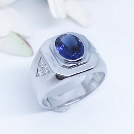 Winnie Jewelry แหวนแซฟไฟร์ (ชาย) Winnie Jewelry แหวนแซฟไฟร์ (ชาย)