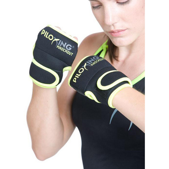 a bloom PILOXING Weighted Gloves ถุงมือทรายออกกำลังกาย 250 กรัม รวมบรรจุ 2 ชิ้น สีดำ a bloom PILOXING Weighted Gloves ถุงมือทรายออกกำลังกาย 250 กรัม รวมบรรจุ 2 ชิ้น สีดำ