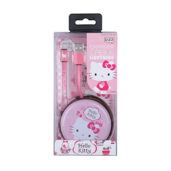 Rizz สายชาร์จ Hello Kitty Lightning USB for iPhone SA-CHK-002 Rizz สายชาร์จ Hello Kitty Lightning USB for iPhone SA-CHK-002