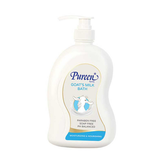 Pureen แฟมิลี่ โกทส์ มิลค์ สบู่เหลว 750 มล. Pureen แฟมิลี่ โกทส์ มิลค์ สบู่เหลว 750 มล.