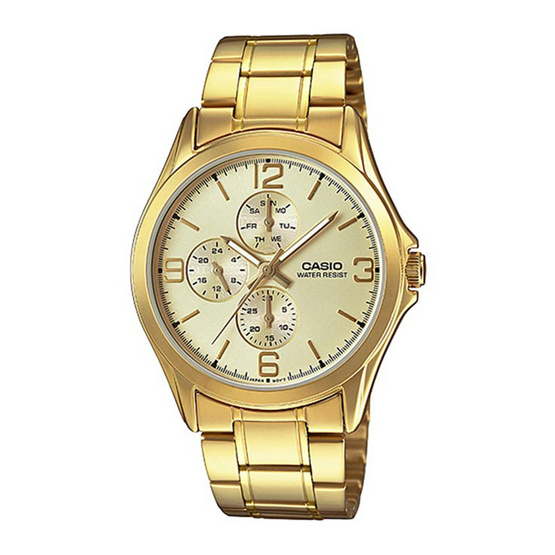 CASIO นาฬิกาข้อมือผู้ชาย รุ่น MTP-V301G-9AUDF CASIO นาฬิกาข้อมือผู้ชาย รุ่น MTP-V301G-9AUDF