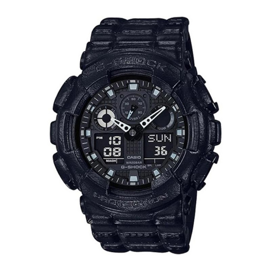 G-Shock นาฬิกาข้อมือ Analog-Digital รุ่น GA-100BT-1ADR G-Shock นาฬิกาข้อมือ Analog-Digital รุ่น GA-100BT-1ADR