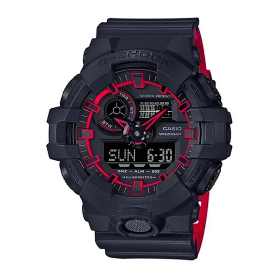 G-Shock นาฬิกาข้อมือ Analog-Digital รุ่น GA-700SE-1A4DR G-Shock นาฬิกาข้อมือ Analog-Digital รุ่น GA-700SE-1A4DR
