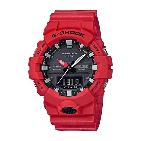 G-Shock นาฬิกาข้อมือ Analog-Digital รุ่น GA-800-4ADR G-Shock นาฬิกาข้อมือ Analog-Digital รุ่น GA-800-4ADR