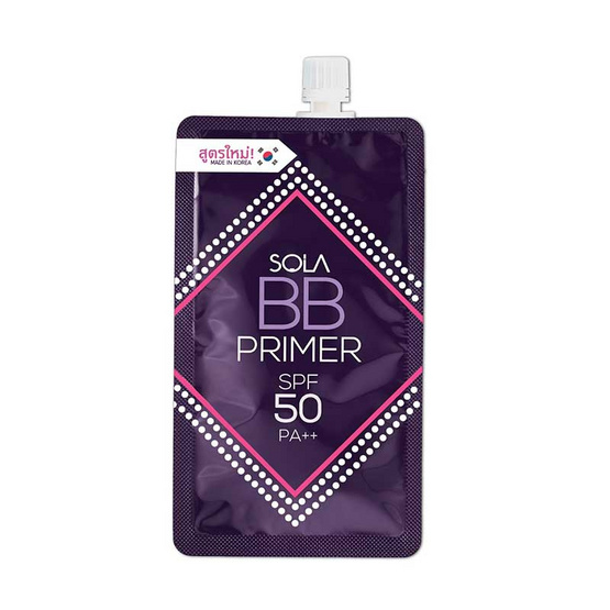 Sola BB Primer SPF50 PA++ (1 กล่อง / 6 ซอง) Sola BB Primer SPF50 PA++ (1 กล่อง / 6 ซอง)