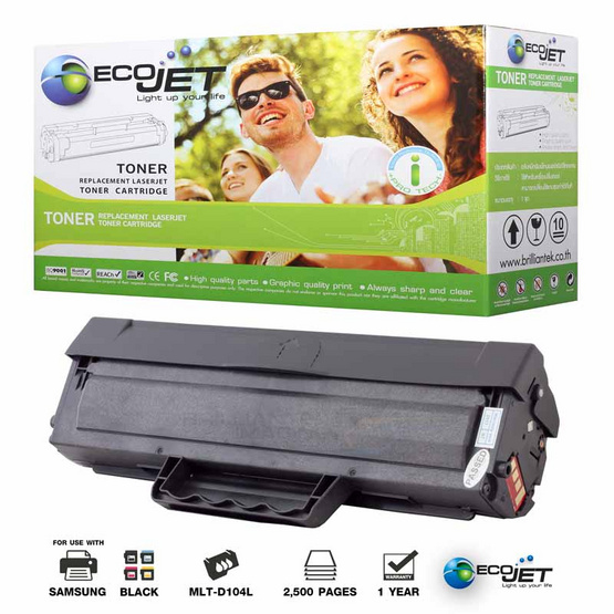 Ecojet Toner Cartridge For Samsung MLT-D104 Ecojet Toner Cartridge For Samsung MLT-D104
