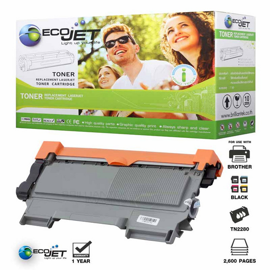Ecojet Toner Cartridge For Brother TN2280 / TN450 / TN2260 Ecojet Toner Cartridge For Brother TN2280 / TN450 / TN2260