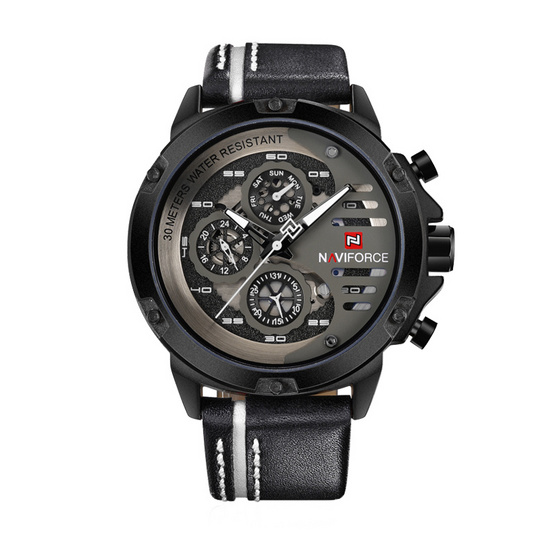 Naviforce นาฬิกา รุ่น NF9110M สีเทา/ดำ Naviforce นาฬิกา รุ่น NF9110M สีเทา/ดำ