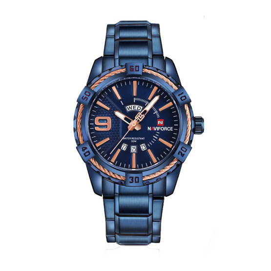 Naviforce นาฬิกา รุ่น NF9117M สีน้ำเงิน Naviforce นาฬิกา รุ่น NF9117M สีน้ำเงิน
