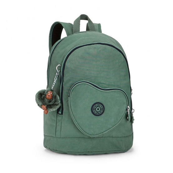 Kipling กระเป๋า Heart Backpack - Dark Green C Kipling กระเป๋า Heart Backpack - Dark Green C