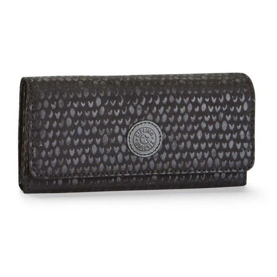 Kipling กระเป๋าสตางค์ Brownie - Black Scale Emb Kipling กระเป๋าสตางค์ Brownie - Black Scale Emb