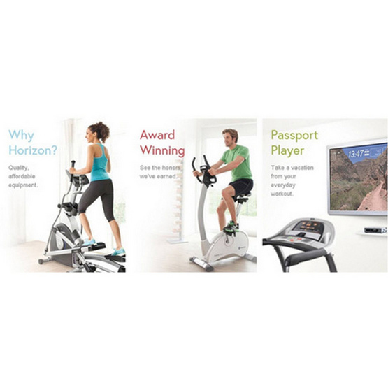 Horizon จักรยานนั่งปั่น (Upright Bike) รุ่น Comfort 5 Horizon จักรยานนั่งปั่น (Upright Bike) รุ่น Comfort 5